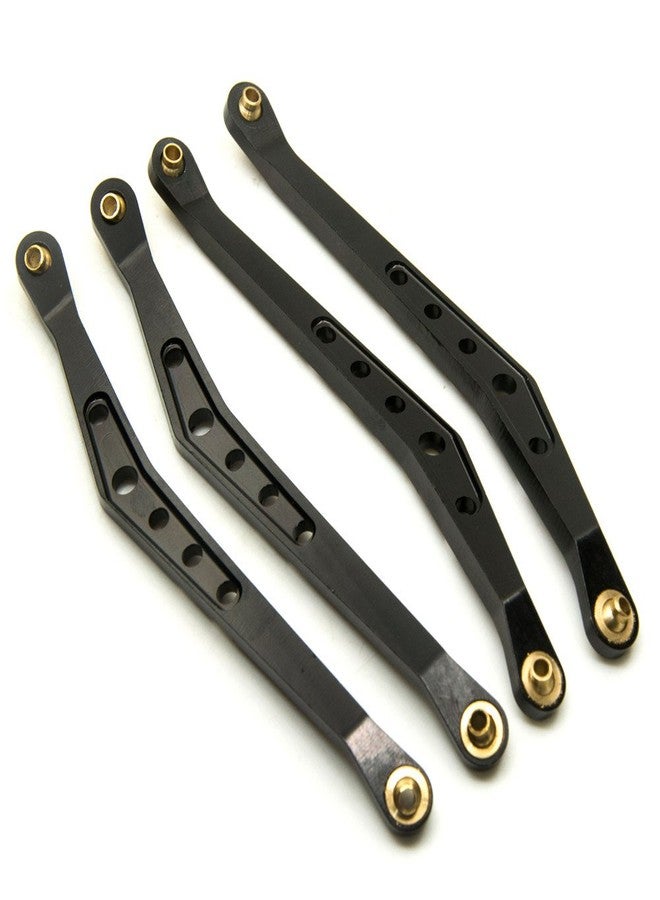 Que-T 8 Pcs Aluminum Linkage Rod Arm Set/Upper and Lower Suspension Links Set of 8 for 1/10 Axial Wraith 90018 RC Truck (Black, Type A) - Image 5